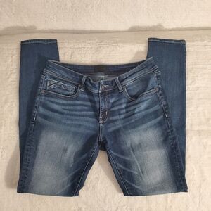 Women's Skinny Jeans in Washed Blue